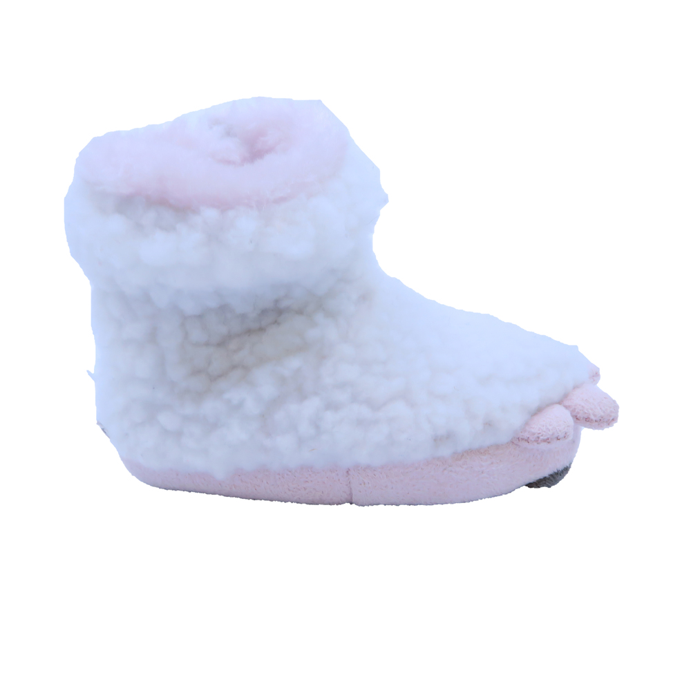 Unknown Brand Girls White | Pink Slippers size: 6-19 Months
